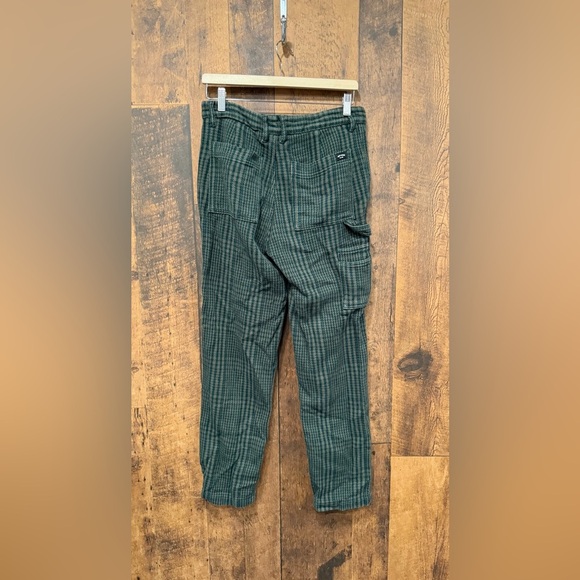 Roots Green Plaid Men's Pants size 30x29 EUC - Picture 3 of 7